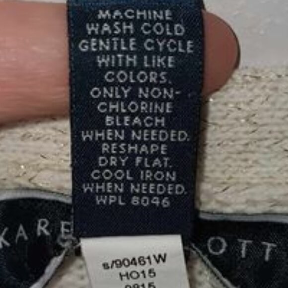 Karen Scott Cable Knit Sweater Size 3X - Picture 9 of 10